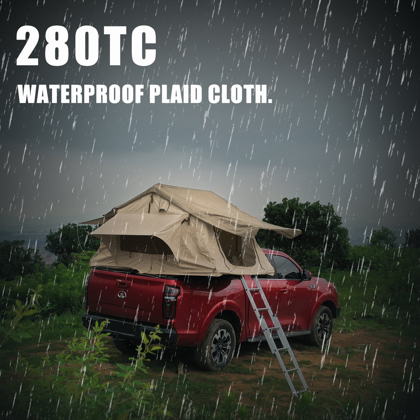 the roof tent