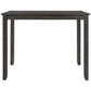 Wood 5-Piece Counter Height Dining Table Set with 4 Upholstered Chairs, Gray