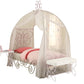 Priya II Full Bed in White  Light Purple 30535F