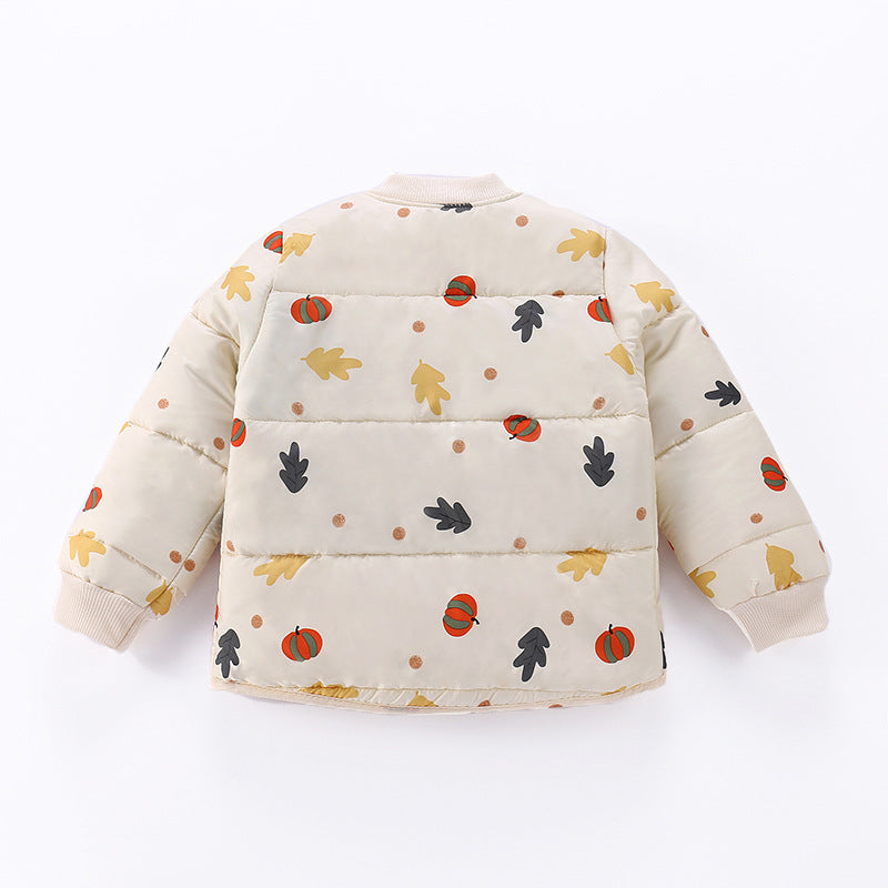 New children's cotton clothing winter boy jacket children's cotton clothing Korean version of the baby cotton jacket wearing thick boy