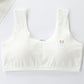 Underwear female primary school development period 8-9-12-16 years old vest cotton girl junior high school student anti-convex point bra