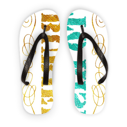 Buried To Rise Kids Flip Flops