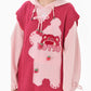 Strawberry Bear Original Mori Girl Tribal Cute Vest Vest Knitted Loose Outer Wear Sweater