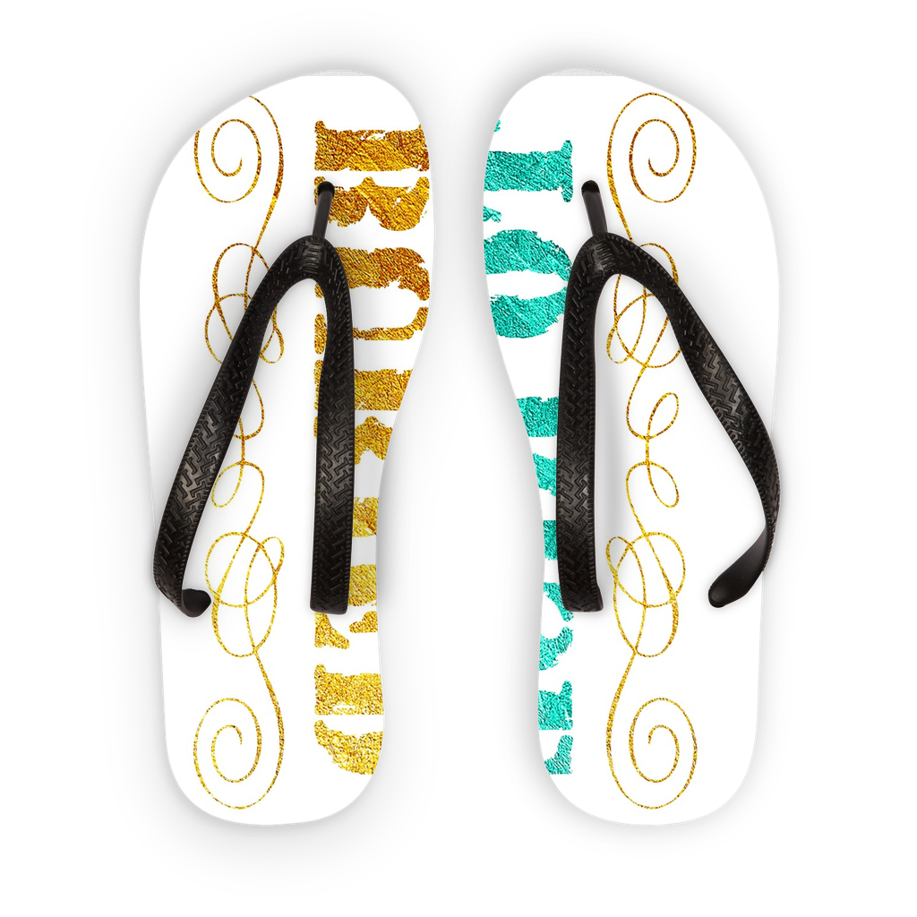 Buried To Rise Adult Flip Flops