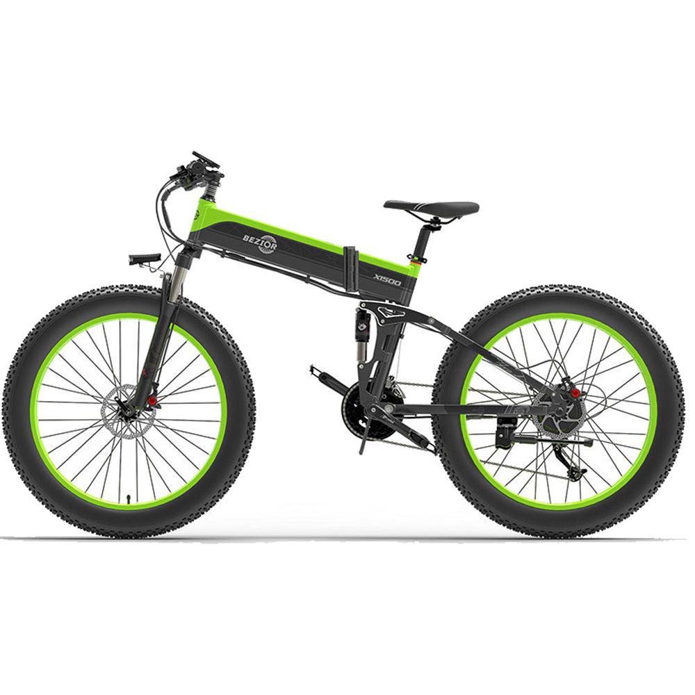 Bezior X1500 Electric Mountain Folding Bike