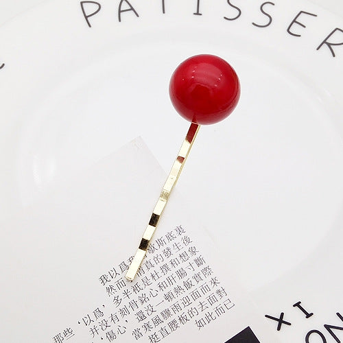 South Korea new big pearls word sandwich clip mini cute hair card bride hair clip boutique headdress wholesale