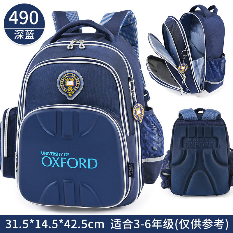 Oxford University School Students Children 1 3 6th Section Boy Ridge Dressing Shoulder Backpack x178 x159x490