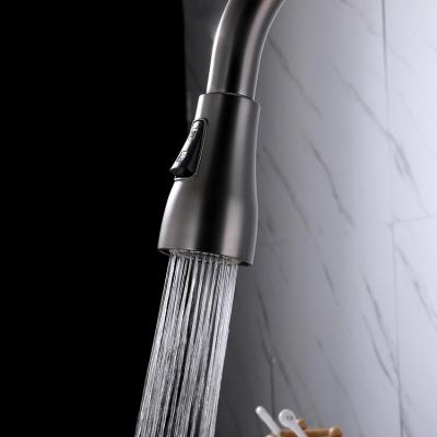 Stainless steel kitchen faucet