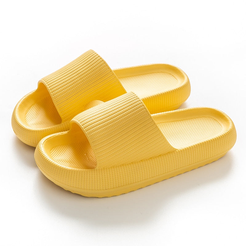 Kids Thick Platform Slippers Indoor Bathroom Slipper Soft Eva Anti-Slip Couples Home Floor Slides Ladies Summer Shoes