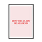 Nordic Abstract Poster Line Face Canvas Painting Wall Art Pink Style Letter Lucky You Pictures For Living Room Modern Decorative