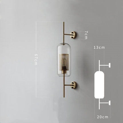 Modern Glass Sconce Wall Lamp Fixture - Tanja