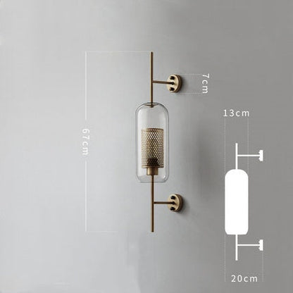 Modern Glass Sconce Wall Lamp Fixture - Tanja