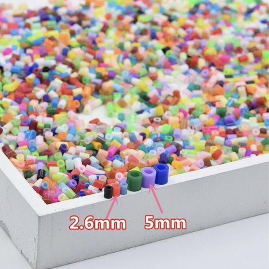 1000pcs/bag 2.6mm mini hama beads kids Perler Fuse Beads toys available 100%quality guarantee diy toy for children activity Iron