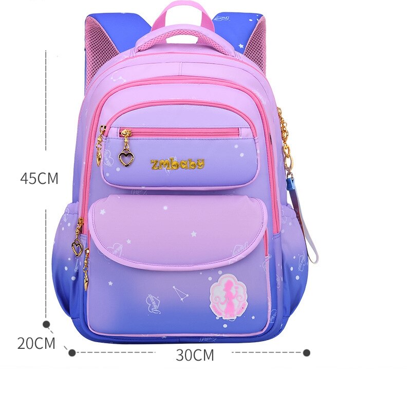 Backpack for Elementary School Girl Waterproof Oxford Cloth Pink Sac Enfant School Bags Kids Backpack Girls Cute Bow Kids Bag