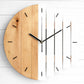 Wooden Abstract Wall Clock