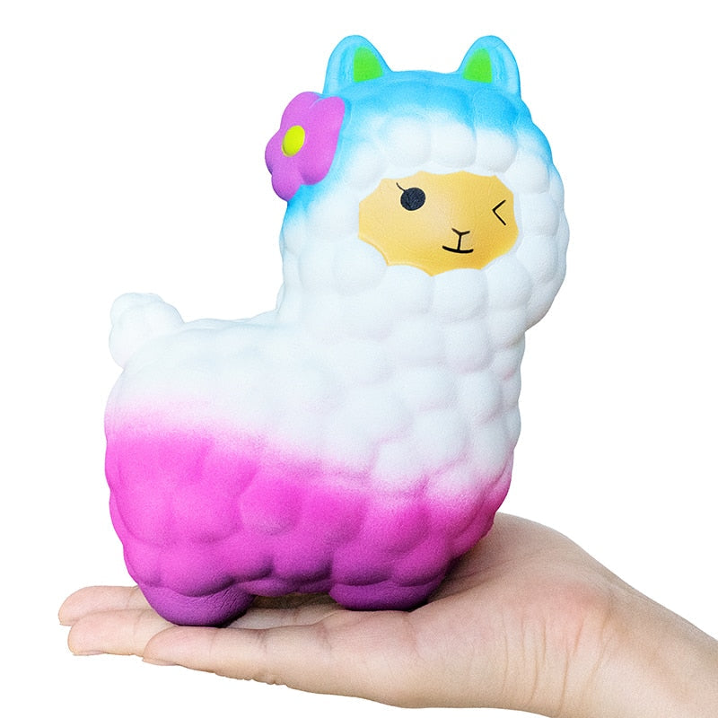 Jumbo Kawaii Popcorn Unicorn Cake Squishy Donut Fruit Squishi Slow Rising Stress Relief Squeeze Toys for Baby Kids Charisma Gift