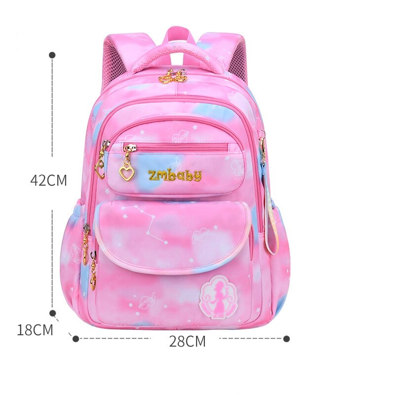 Backpack for Elementary School Girl Waterproof Oxford Cloth Pink Sac Enfant School Bags Kids Backpack Girls Cute Bow Kids Bag