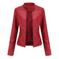 Women Spring Autumn Faux Leather Jackets Zipper Basic Coat Moto Biker Casual Pu Outwear Fashion Female Jacket