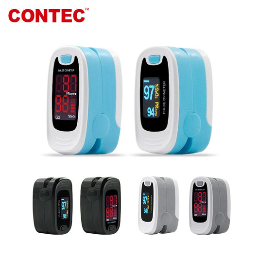 CONTEC  Fingertip Pulse Oximeter Blood Oxygen Saturation SPO2 Heart Rate Monitor Tonometer Household Digital Pulse Monitor