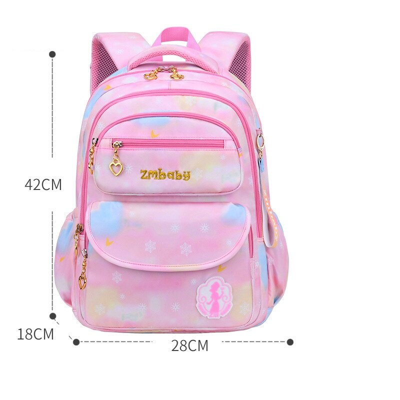 Backpack for Elementary School Girl Waterproof Oxford Cloth Pink Sac Enfant School Bags Kids Backpack Girls Cute Bow Kids Bag