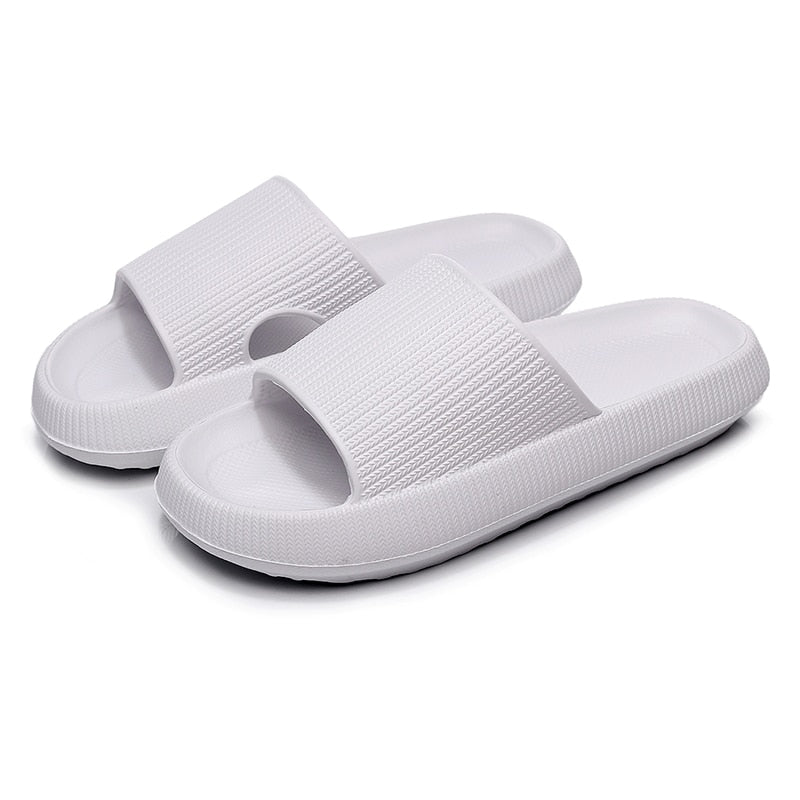 Kids Thick Platform Slippers Indoor Bathroom Slipper Soft Eva Anti-Slip Couples Home Floor Slides Ladies Summer Shoes