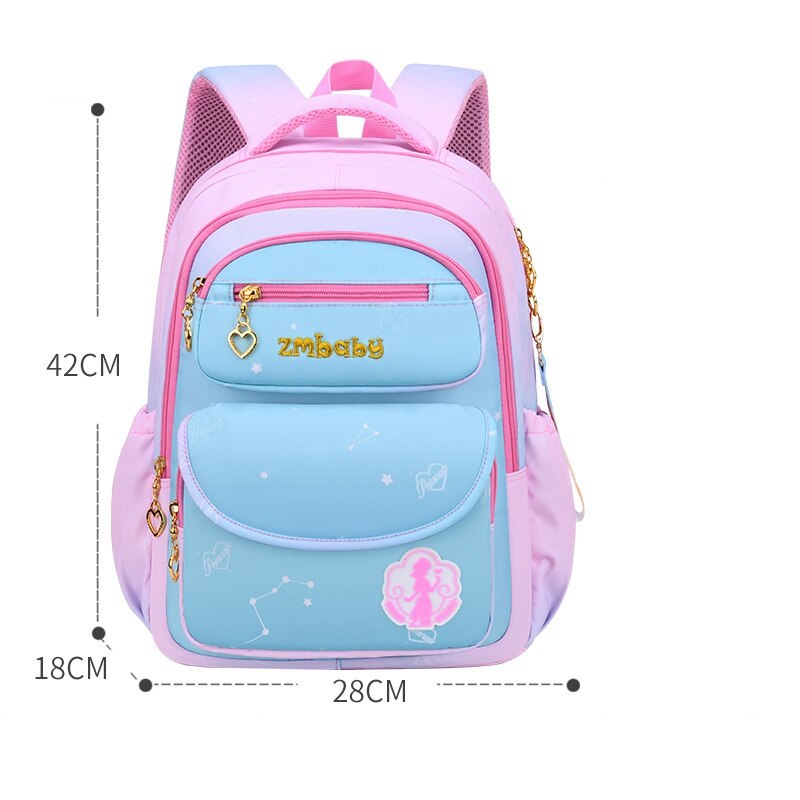 Backpack for Elementary School Girl Waterproof Oxford Cloth Pink Sac Enfant School Bags Kids Backpack Girls Cute Bow Kids Bag