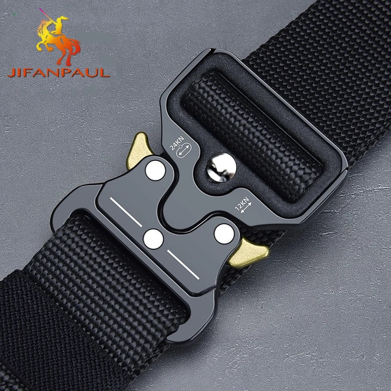 Men's Belt Army Outdoor Hunting Tactical Multi Function Combat Survival High Quality Marine Corps Canvas For Nylon Male Luxury