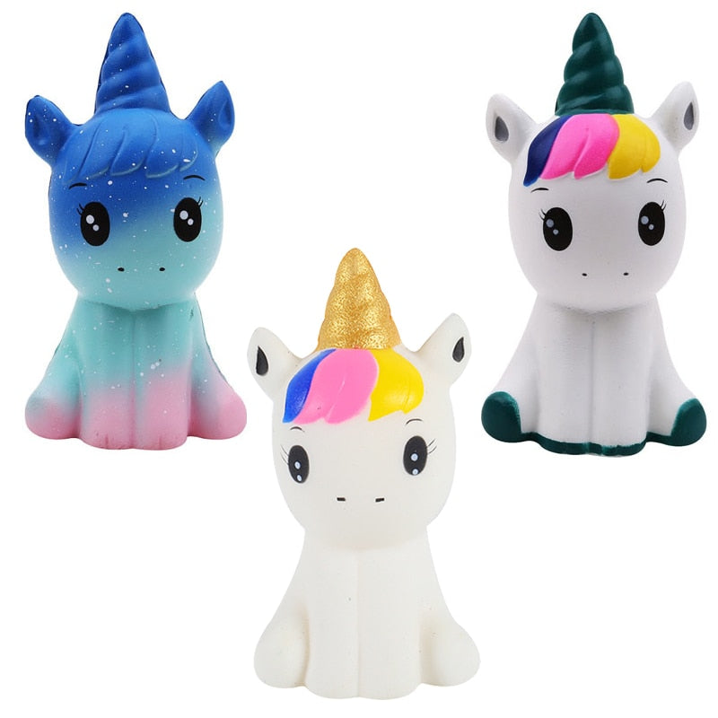 Jumbo Kawaii Popcorn Unicorn Cake Squishy Donut Fruit Squishi Slow Rising Stress Relief Squeeze Toys for Baby Kids Charisma Gift