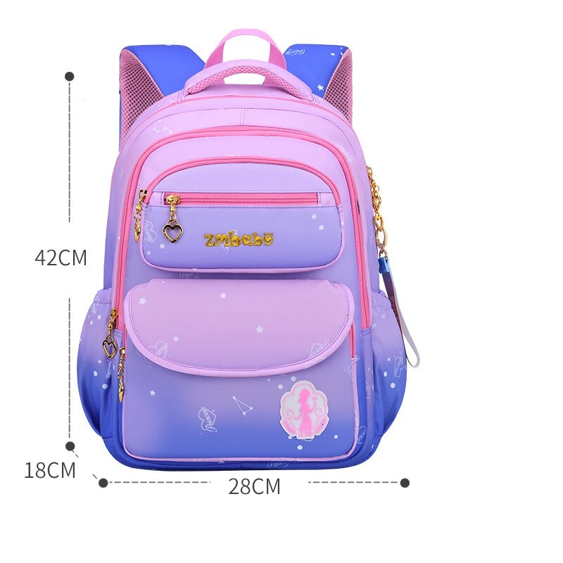 Backpack for Elementary School Girl Waterproof Oxford Cloth Pink Sac Enfant School Bags Kids Backpack Girls Cute Bow Kids Bag