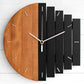 Wooden Abstract Wall Clock