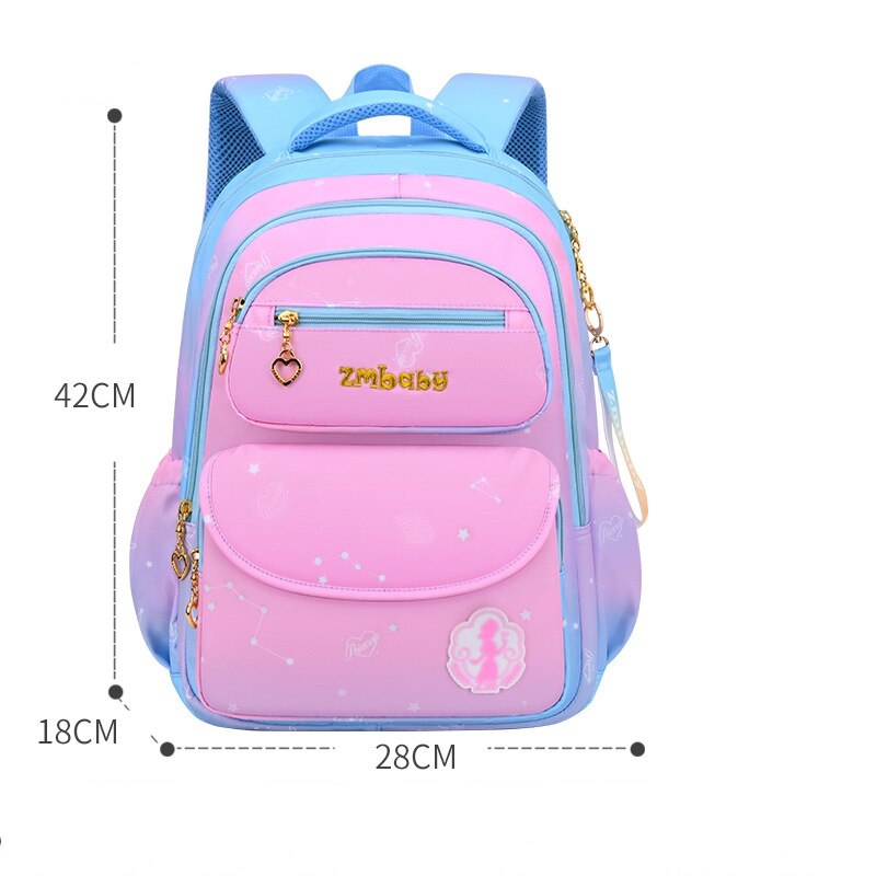 Backpack for Elementary School Girl Waterproof Oxford Cloth Pink Sac Enfant School Bags Kids Backpack Girls Cute Bow Kids Bag