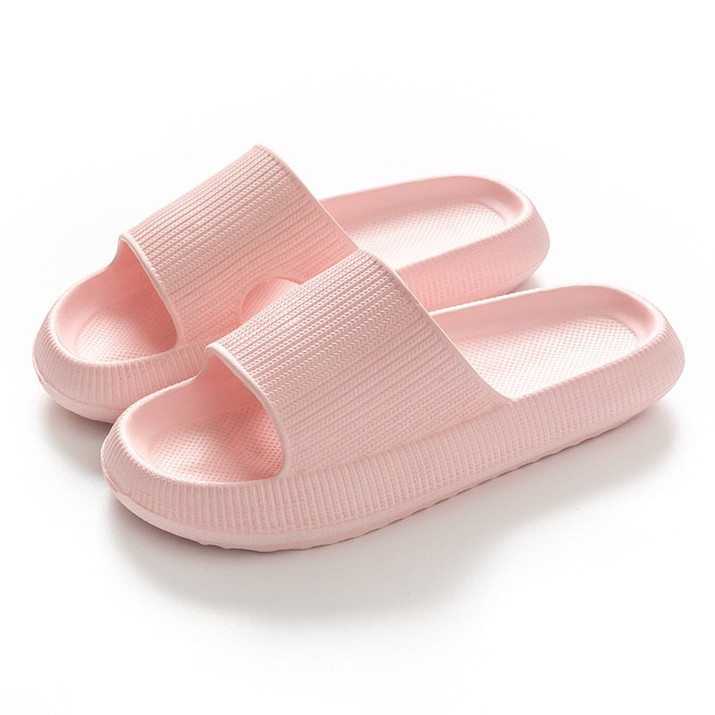 Kids Thick Platform Slippers Indoor Bathroom Slipper Soft Eva Anti-Slip Couples Home Floor Slides Ladies Summer Shoes