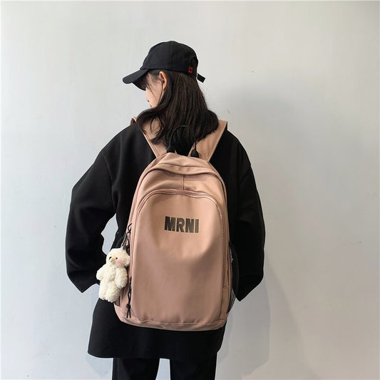 15.6-inch computer bag female college student bag Korean version of the original large capacity shoulder bag female high school student campus backpack