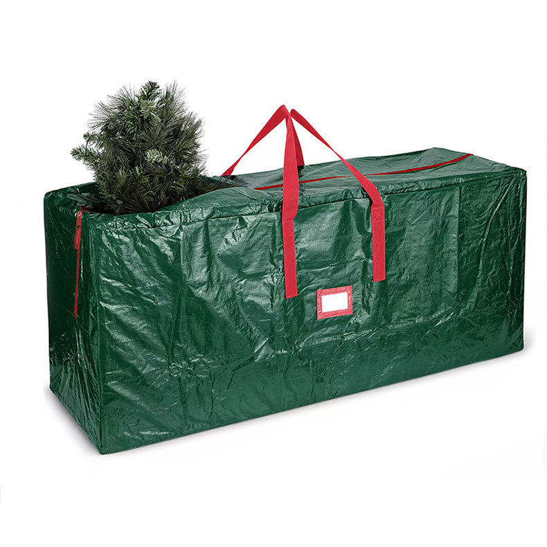 Christmas Storage Bag for Artificial Decomposable Trees in Red - Holiday Organizing and Collecting Tree Bag