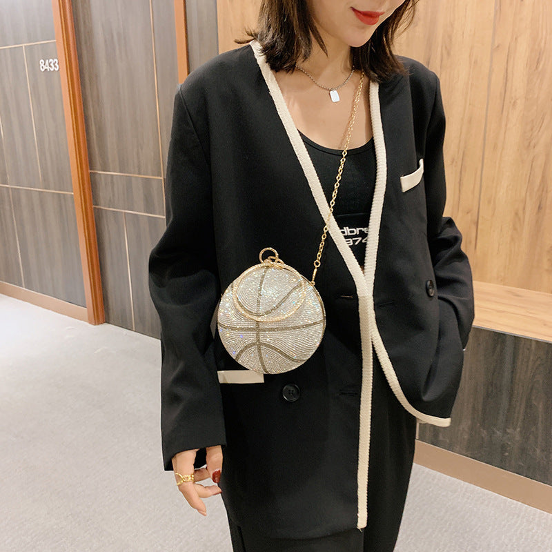 Messenger bag women's bag chain small bag women's bag small round bag spherical bag 2020 new trendy one-shoulder handbag