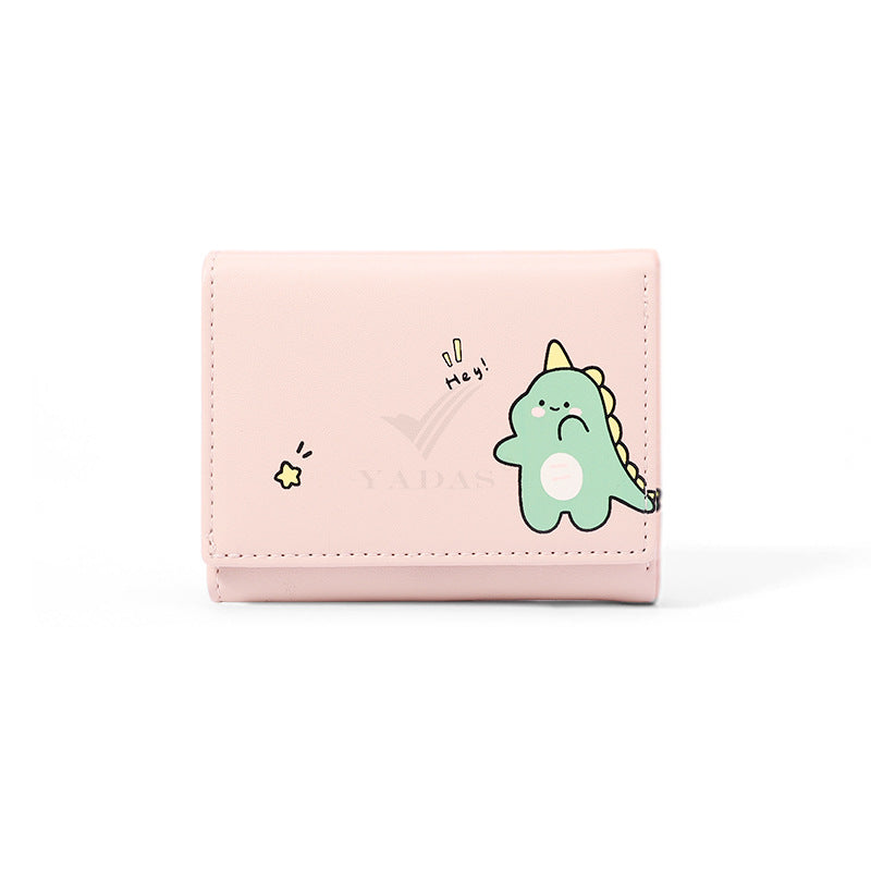 Yadas fashion wallet female cartoon cute animal short wallet ladies new change card package wholesale