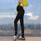 Shark skin leggings female wearing autumn thin section tight high waist abdomen hip slimming spring yoga barbi pants