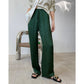 Summer new Korean version of trendy gloss satin lazy pants straight loose thin air sense casual pants female thin