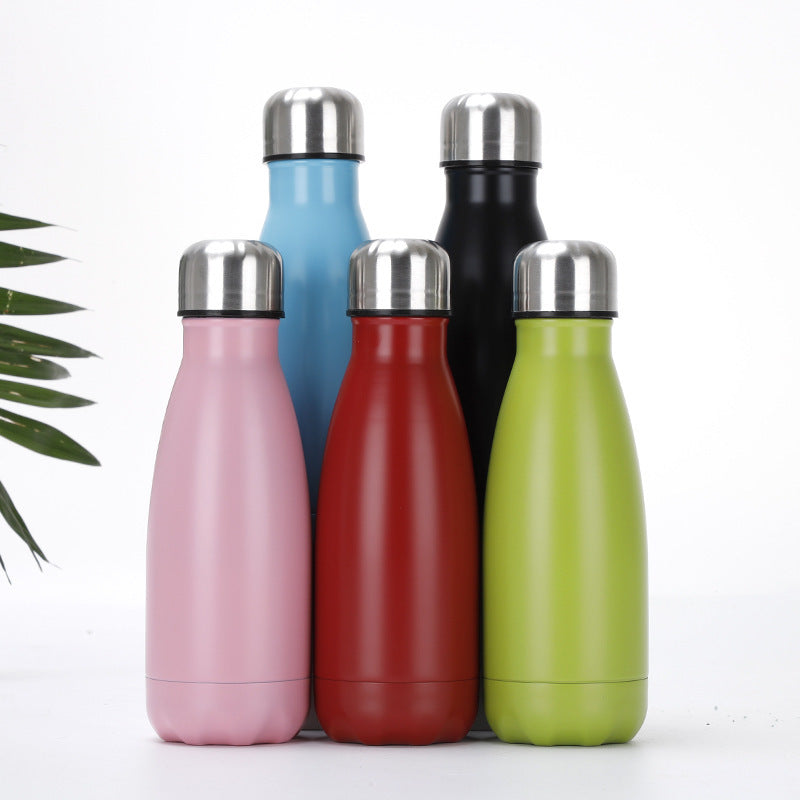 Coke bottle thermos cup large capacity stainless steel cup vacuum cola bottling outdoor portable sports kettle