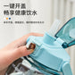 Large-capacity Kettle with straw transparent high value simple plastic cup portable anti-fall belt scale 2L sportswater cup