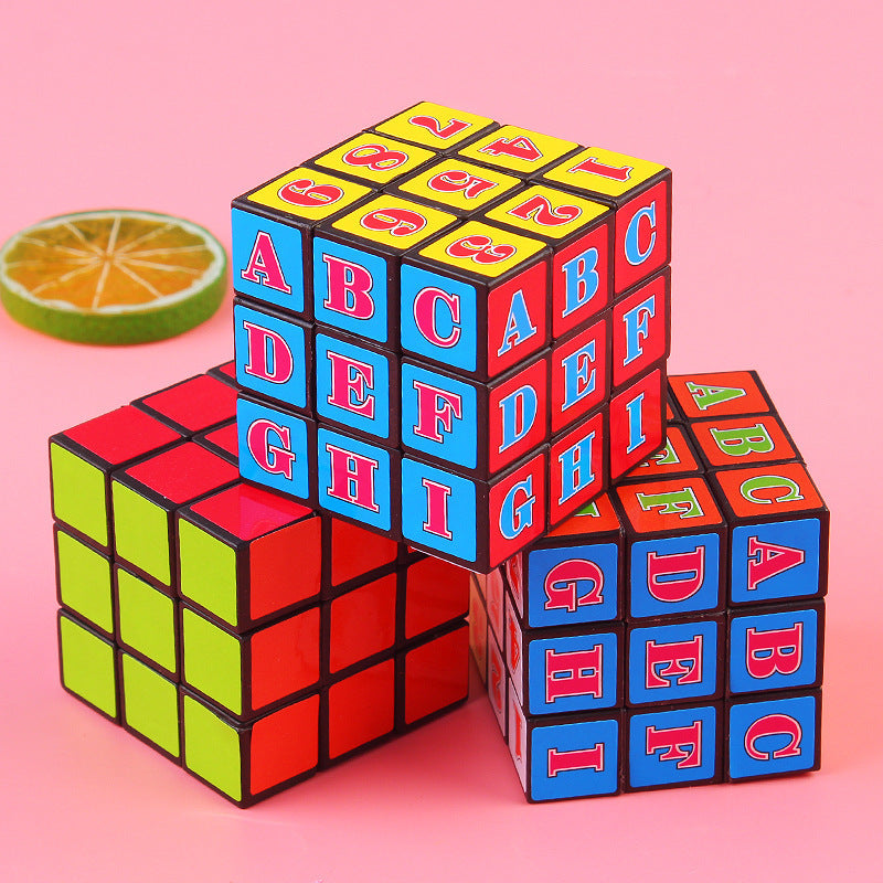 Creative children's puzzle toys three-level magic cube adult decompression primary school students beginners