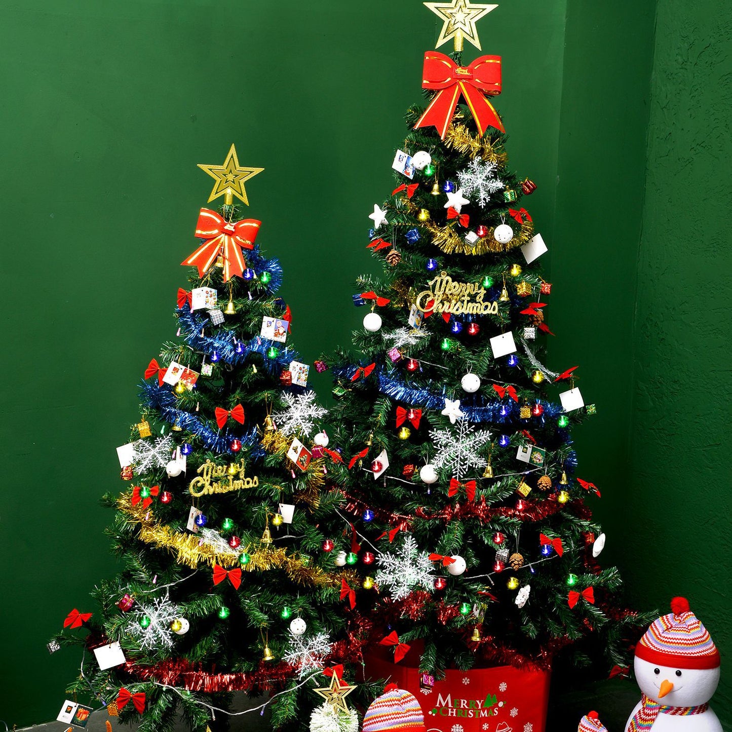 New Christmas tree set 1.5, 1.8, 2.1M shopping mall home luminous Christmas decoration Christmas tree package