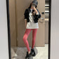 High wax peach heart hip Babble pants fitness abdomen hip yoga pants female wearing shark pants big size leggings autumn winter