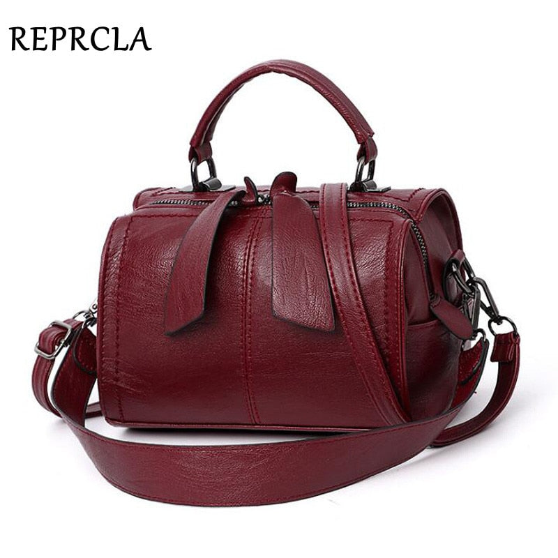 REPRCLA Fashion Elegant Handbag Women Shoulder Bag High Quality Crossbody Bags Designer PU Leather Ladies Hand Bags Tote