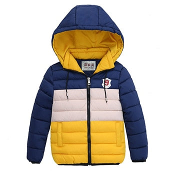 Autumn Winter Girls Jacket Keep Warm Hooded Fashion Windproof Outerwear Birthday Christmas Coat 4 5 6 7 8 Years Old Kids Clothes