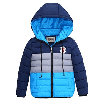 Autumn Winter Girls Jacket Keep Warm Hooded Fashion Windproof Outerwear Birthday Christmas Coat 4 5 6 7 8 Years Old Kids Clothes