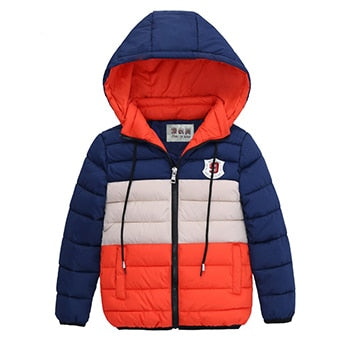 Autumn Winter Girls Jacket Keep Warm Hooded Fashion Windproof Outerwear Birthday Christmas Coat 4 5 6 7 8 Years Old Kids Clothes