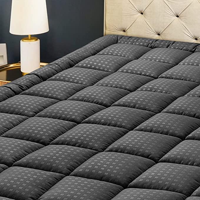 Full Mattress Pad Quilted Fitted MattresProtector Cooling Pillow Top Mattress Co