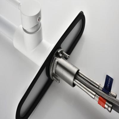 Stainless steel kitchen faucet