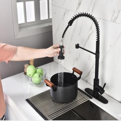 Stainless steel kitchen faucet